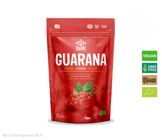 Bio Guarana Powder, Gluten Free, 70g