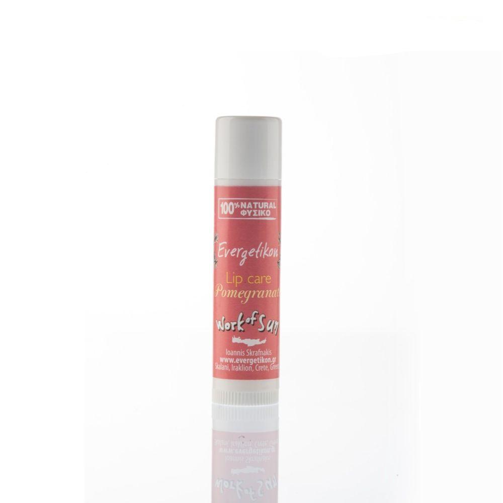 Pomegranate Flavored Lip Balm - 6ml Evergetikon