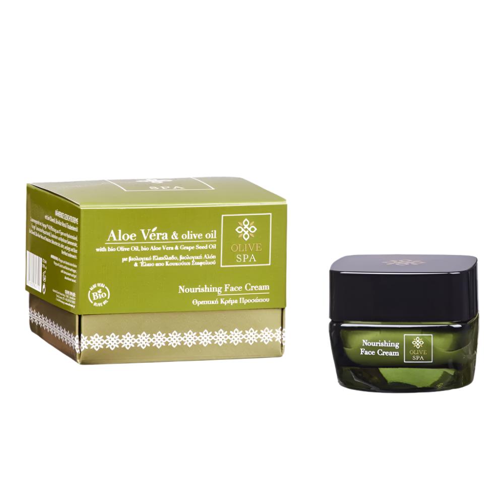 Nourishing Face Cream with Aloe Vera and Grape Seed Oil 50ml