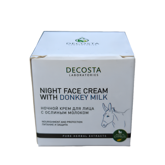 Night Face Cream with Donkey Milk, 50 ml