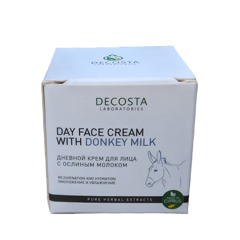 Day Cream for Face with Donkey Milk, 50 ml