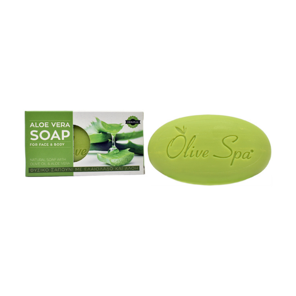 Soap with Olive Oil and Aloe Vera Extract, 90 gr