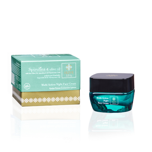 Multi-Action Night Cream with Spirulina, 50ml