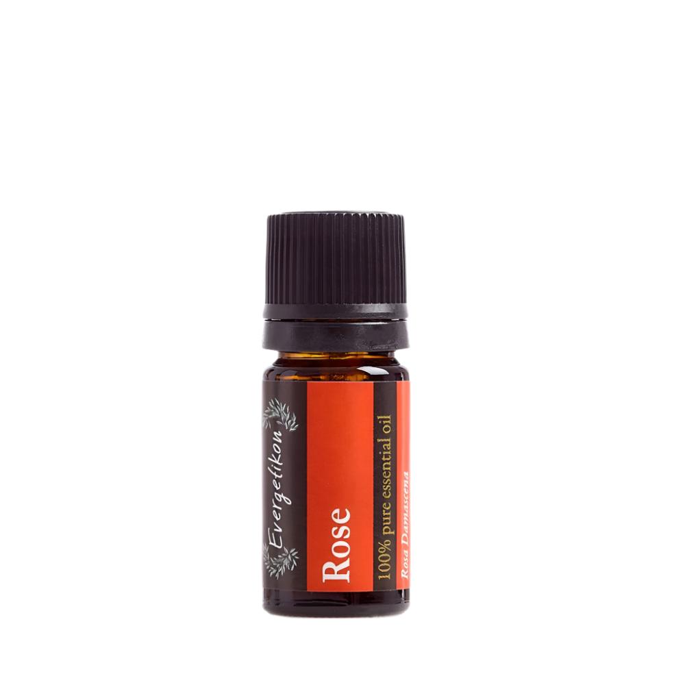 Pure Rose Essential Oil 100% 5ml Evergetikon