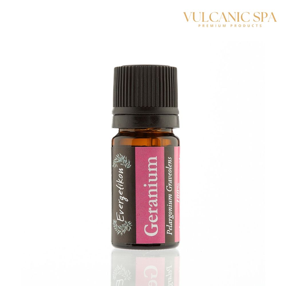 Pure Geranium Essential Oil 100% 5ml Evergetikon