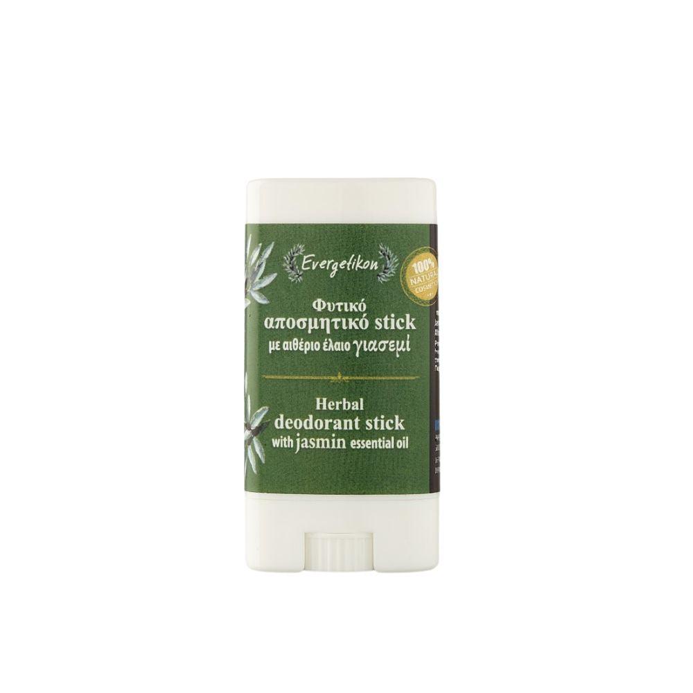 Herbal 100% Natural Deodorant Stick with Jasmine Essential Oil 15ml Evergetikon