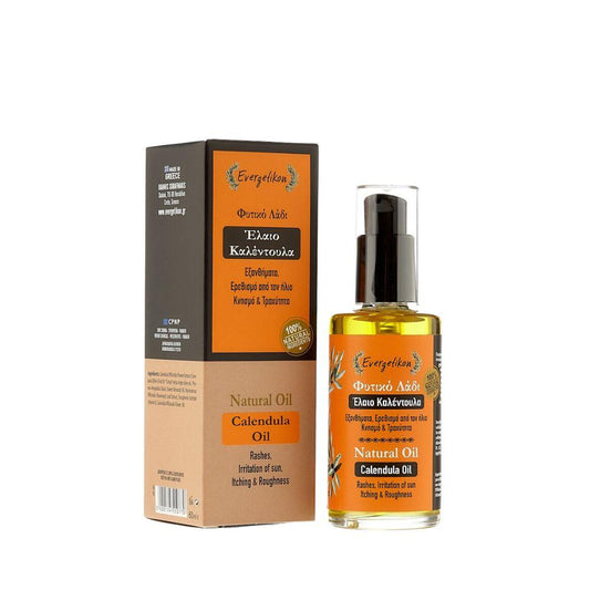 100% Natural Calendula Oil 60ml Evergetikon